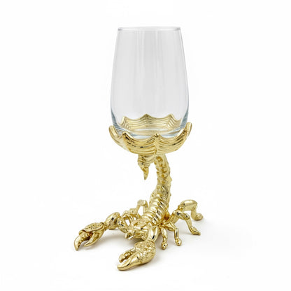 Set of 2/Set of 4 - Scorpion Wine Glasses