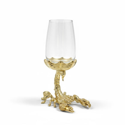 Set of 2/Set of 4 - Scorpion Wine Glasses