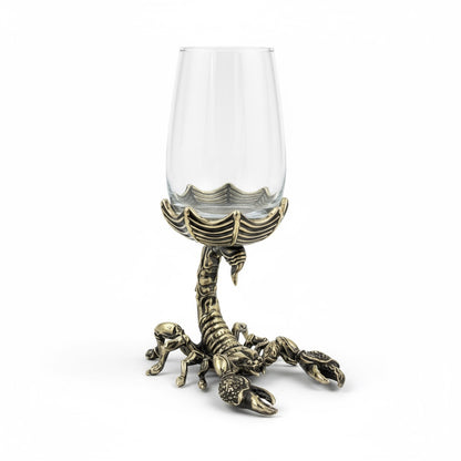 Set of 2/Set of 4 - Scorpion Wine Glasses