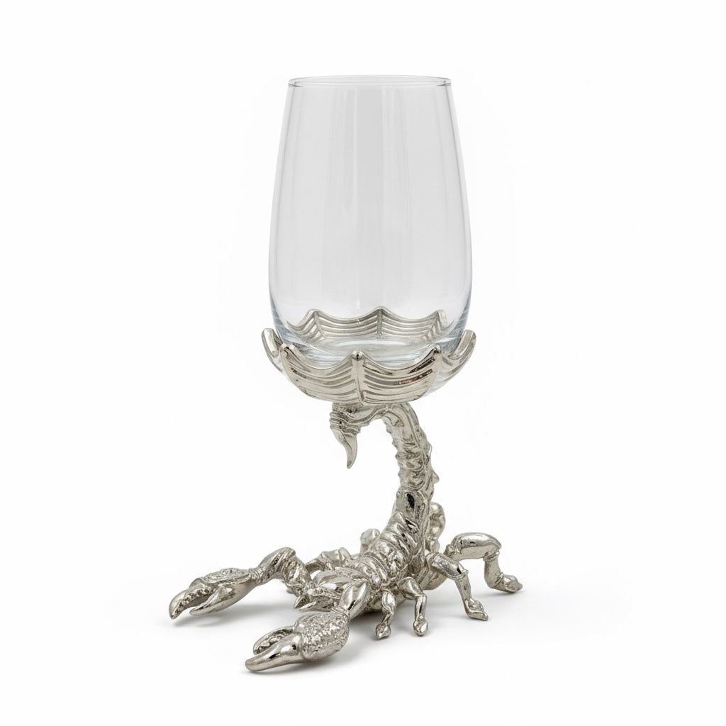 Set of 2/Set of 4 - Scorpion Wine Glasses