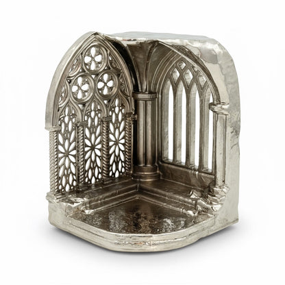 Gothic Cathedral Tealight Holder | Shadow-Casting Candle Holder for Home Décor