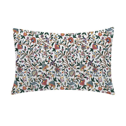 Sienna - Set of 4 Pieces | Cotton Linen Fabric | Crewel Embroidered | Pillow/Cushion Cover Set | With or Without Insert